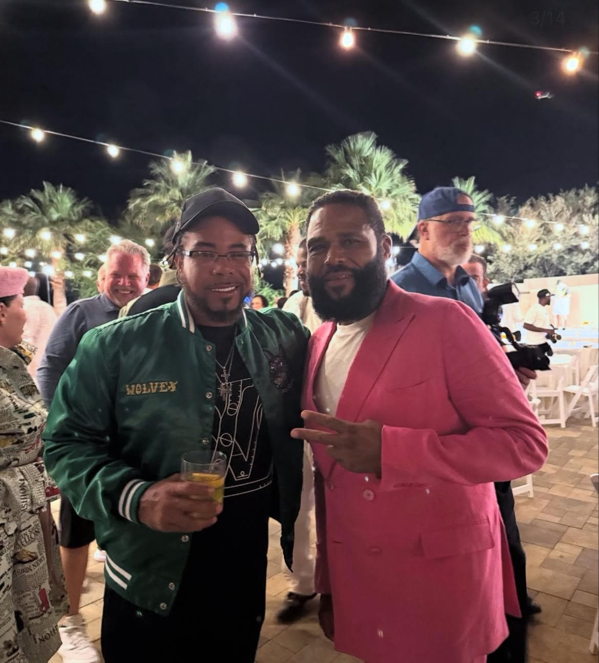 Ed Hills at Anthony Anderson Annual Golf Tournament